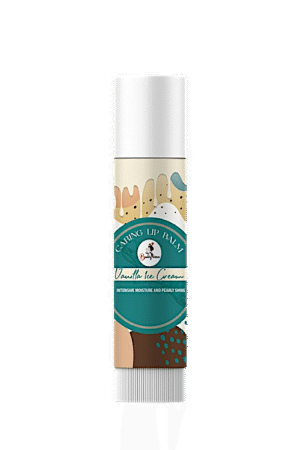 Vanilla ice cream caring lip balm